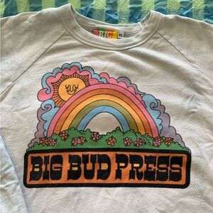 BIG BUD PRESS RAINBOW SWEATSHIRT